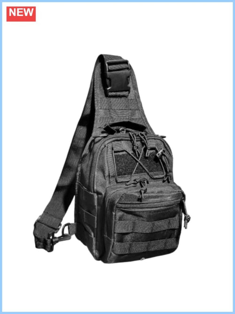 Tactical Sling Bag Nylon Crossbody Chest Pack Mini Backpack EDC Molle